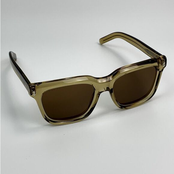 NEW Gucci Sunglasses GG1523S 004 Yellow Brown Men Authentic - Picture 6 of 12